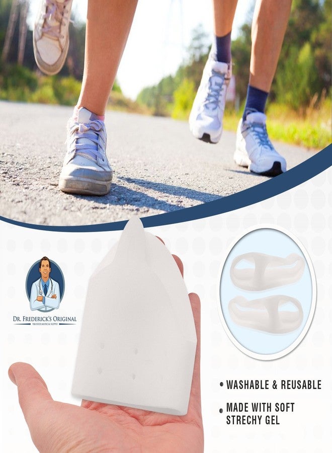 Dr. Frederick's Original Deluxe Ball of Foot Cushions & Bunion Pad - 2 Pieces - Foot Pads to Help Relieve Hallux Valgus, Tailor's Bunion, and Forefoot Pain - Get Back to Your Active Lifestyle - Image 2